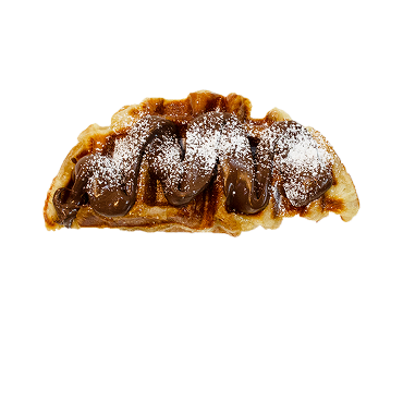 크로플 누텔라 슈가파우더